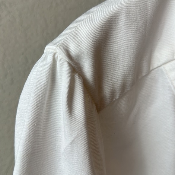 Zara Linen Blend V Neck Midi Dress Size XS - Picture 7 of 16